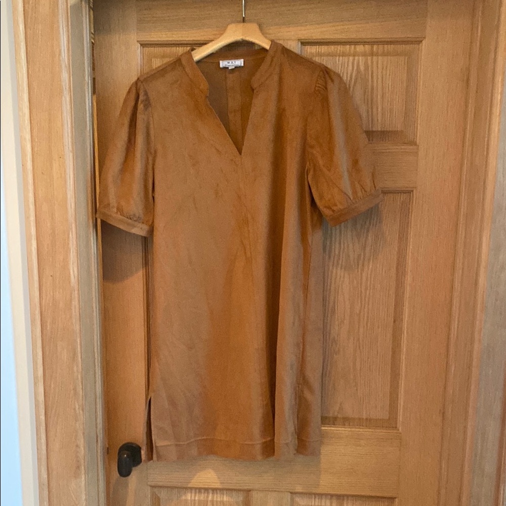 Brown Short Sleeve Dress